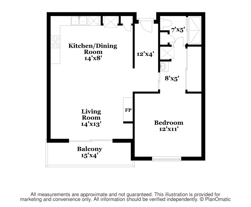 14850 Hesby St. #102 Floor plan