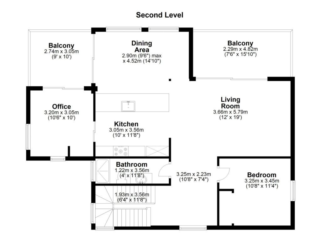 Upper Level Floor plan 3999 Evadale Dr