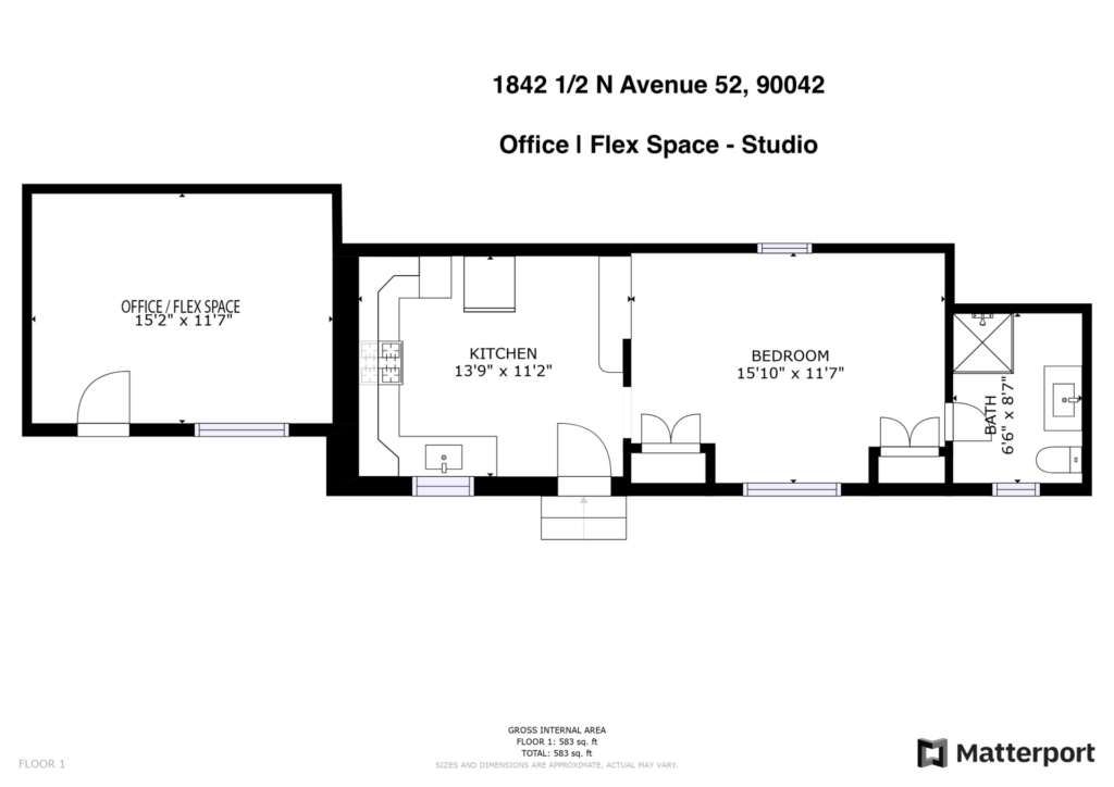 1842 N Avenue 52, Los Angeles CA, 90042 Blueprint