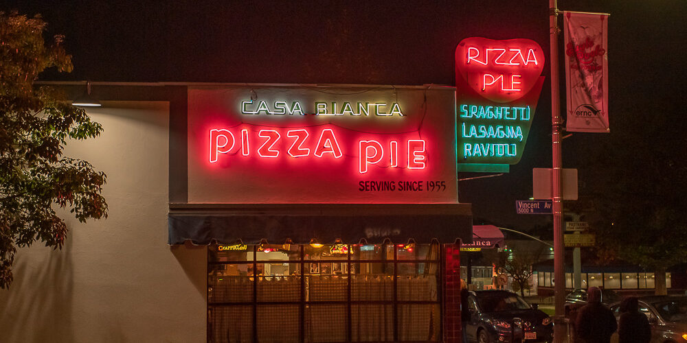 Casa Bianca Pizza, Eagle Rock, Los Angeles, CA